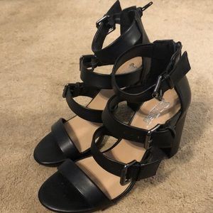 Size 7 Stylish High Heel with Buckles